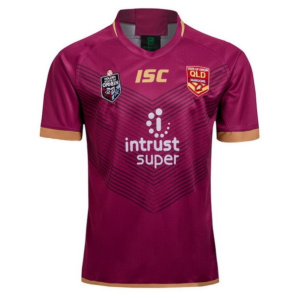 Camiseta Qld Maroons 2018 Rojo